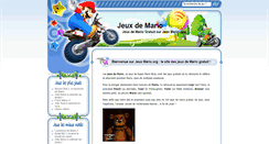 Desktop Screenshot of jeux-mario.org